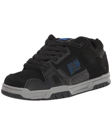 DC Men's Stag XE Skate Shoe, 12 11 Black/Grey/Blue