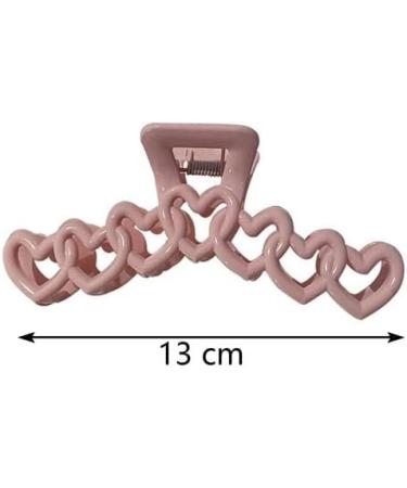 Hair Clips For Women Claw Clips Bow Hair Clips Claw Clips Claw Clips For Thick Hair Large Hair Clips(Color:Heart 6) 1 count (Pack of 1) Heart 6 - Buy Online on GoSupps.com