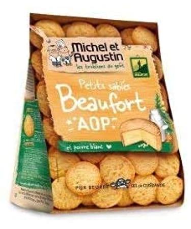 Epicerie sal e MICHEL ET AUGUSTIN - Beaufort and Black Pepper Aperitif Shortbread 100g - Pack of 3 - best offer