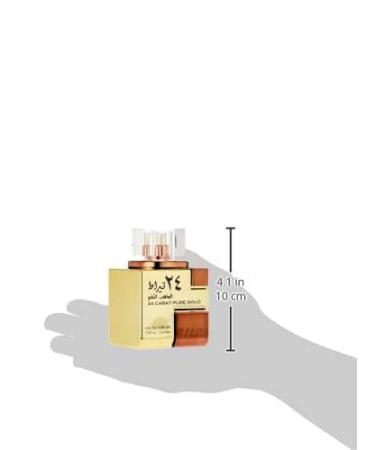 Lattafa Perfumes 24 Carat Pure Gold for Unisex Eau de Parfum Spray 3.4 Ounce (Pack of 2) - Buy Online on GoSupps.com