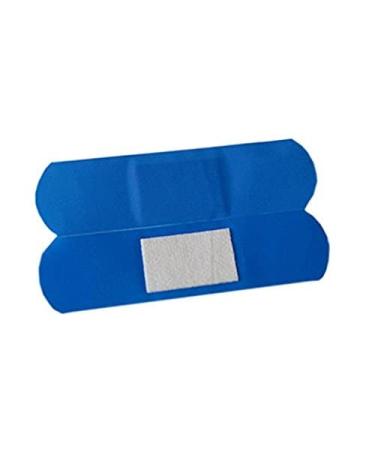 Food Service Adhesive Bandages  3/4 x 3  Blue  Fabric  100/box