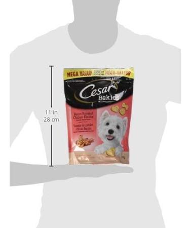 CESAR Bakies Treats Adult Crunchy Small Dog - Bacon-Roasted Chicken 550g Pouch Chicken 550 g (Pack of 1) - Buy Online on GoSupps.com
