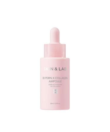 SKIN&LAB 3D PDRN X Collagen Ampoule Serum Contains PDRN & Collagen for Lifting Effect Skin Firming Serum Improves Skin Elasticity & Reduces Wrinkles 1.01 fl. oz