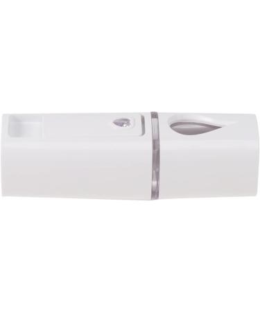 Mikinona 1pc Steamer Face Moisturizing Mini Humidifier Rechargeable Facial Sprayer Nano Facial Mister White - Buy Online on GoSupps.com