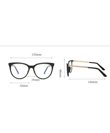 Blue Light Blocking Cat-Eye Reading Glasses | Large Anti-Glare Computer Readers +1.50 Tortoiseshell - Buy Online on GoSupps.com