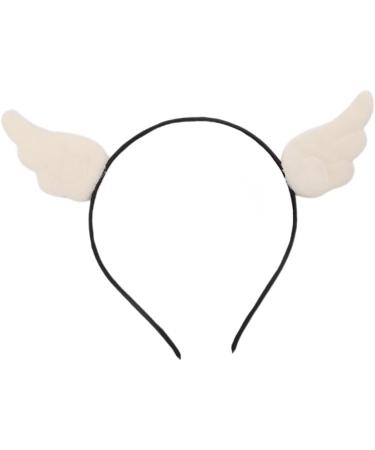 xbiez Furry Wing Hair Clip Cosplay Party Angel COSPLAY Halloween Cartoon Role Playing Props Prom Party Role Playing Bunny ear headband - Buy Online on GoSupps.com