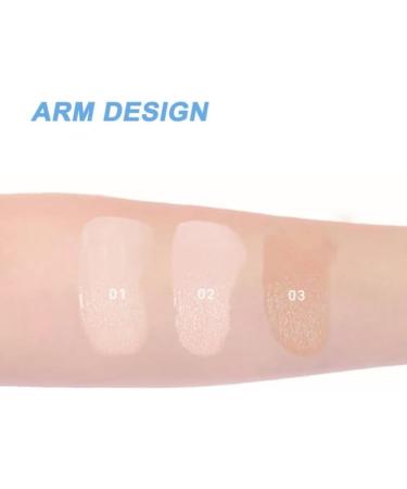 Aztk Concealer Pen Color Corrector Liquid with Sponge Head Long Lasting Moisturizing Liquid Makeup Highlighter Covers Blemishes Creates Flawless Makeup (03# 1) - Buy Online on GoSupps.com