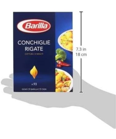  Ducomi Barilla Conchiglie Rigate 2kg pack of semolina noodles with premium ingredients for consistently delicious taste irresistible everyday quality 2kg pack 4 x 500g (Conchiglie) - Buy Online on GoSupps.com