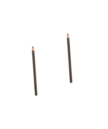 FRCOLOR 2 pieces dark brown eyebrow pencils black makeup waterproof eyebrow pencil eyebrow pencil eyebrow pencil eyebrow pencil for women cosmetics 1 piece 1er Pack Dark brown x 2 pieces