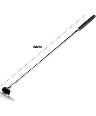 Voarge 2-Piece Stainless Steel Back Scratcher - Extendable Telescopic Design for Ultimate Comfort - Perfect for Head & Back Relief - Shop Internationally! - Buy Online on GoSupps.com