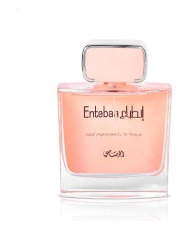 Rasasi Entebaa for Woman EDP - Eau De Parfum 100ML (3.4 oz) I Oriental Scent Fragrance Perfume for Every Occasion I Woody Mix of sandalwood & Musk Tempered w/ Sensuousness Rose I By Rasasi Perfumes women - Buy Online on GoSupps.com
