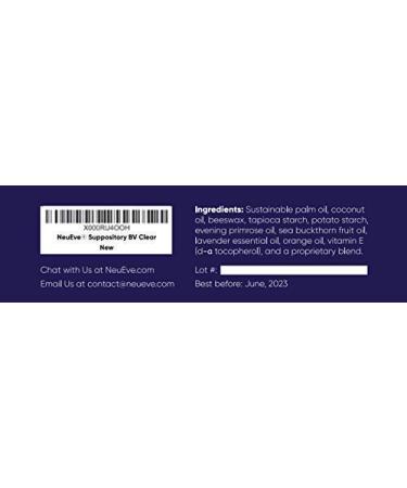 NeuEve BV Clear for Women 45 | Natural Feminine Odor & Discharge Relief | Prevent Recurrent BV | Fast-Acting Cleanser/Deodorant - Buy Online on GoSupps.com