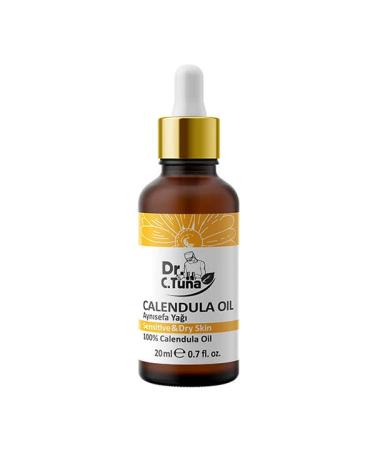 FARMASi Dr. C. Tuna Calendula Oil Moisturizing & Nourishing For Skin Face and Body It Nourishes the Skin and Leaves Behind a Soft and Silky Feeling 1 fl. oz / 30 ml - Buy Online on GoSupps.com
