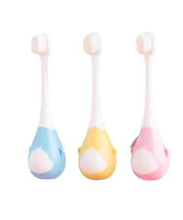 Ashluyak toothbrush for children toothbrush with soft bristles cartoon portable bacteriostatic anti -sensitive toothbrush child toothbrush for outdoor activities at school