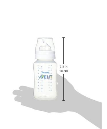 Philips Avent Anti-colic Baby Bottles Clear 11oz - 3 Piece Set - Buy Online on GoSupps.com