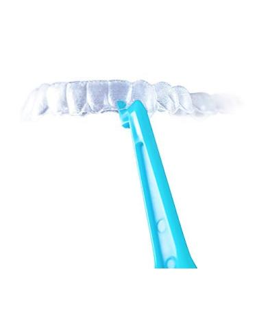 Clear Aligner Invisible Braces Removal Tool - Patented Hot Pink Pacific & Sky Blue | 60 Count | International Shipping Available - Buy Online on GoSupps.com