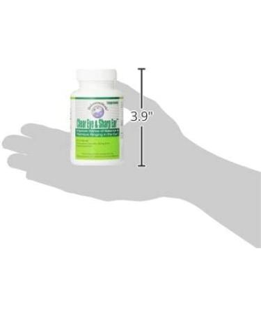 Balanceuticals Clear Eye & Sharp Ear 500mg - 60 Vegetarian Capsules for Optimal Vision & Hearing - Buy Online on GoSupps.com