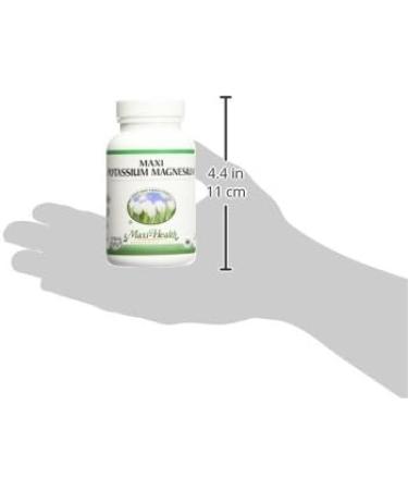 Maxi Health Potassium Magnesium Capsules - Energy & Heart Support Supplement - 90 count - Kosher - Buy Online on GoSupps.com