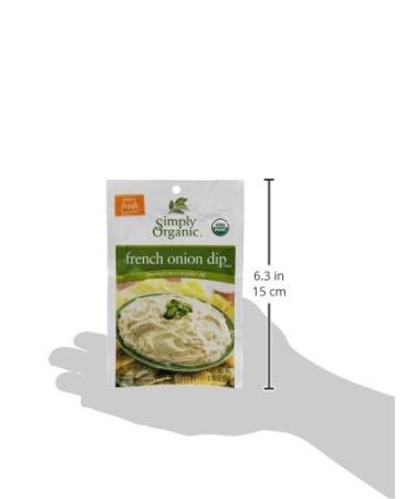 Simply Organic Dip Mix  French Onion  1.1 oz - Buy Online on GoSupps.com