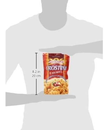  Italian Gourmet E.R. Panealba Paprika e Peperoncino Crostini Croutons with unfried salted peppers and chilies 100g - Buy Online on GoSupps.com