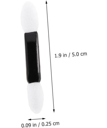Housoutil 100pcs Sponge Eyeshadow Brush Eye Shadow Applicator Makeup Brush Miss Eye Shadow Stick Major M White - Buy Online on GoSupps.com