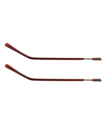 CELIKA glasses holder glasses temples replacement temples anti-slip ear hooks 1 pair of glasses temples brown