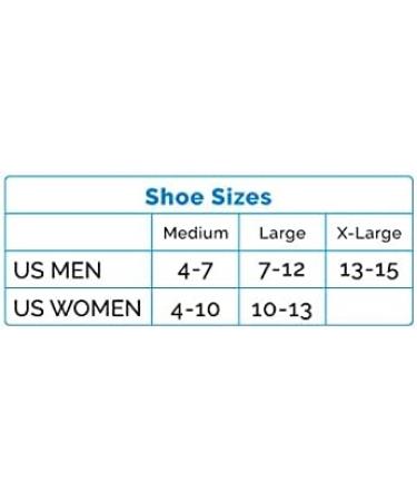 Diabetic Socks 6 Pairs, White Crew Socks for Men & Women, Loose Fit Non-Binding, Made in USA - Medium - Buy Online on GoSupps.com