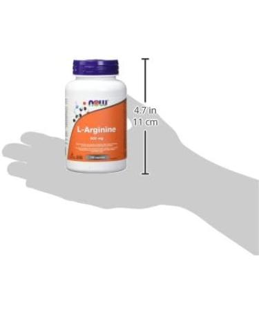 NOW Supplements L-Arginine 500mg Capsules 100 Count - Buy Online on GoSupps.com