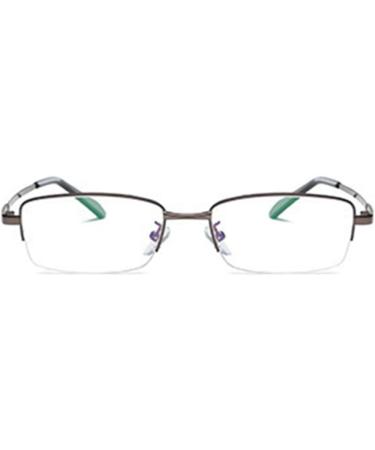Nearsighted Myopia Glasses - Custom Prescription Eyewear Frames Eg003 in Grey for Reading & Business International Shipping Available - Buy Online on GoSupps.com
