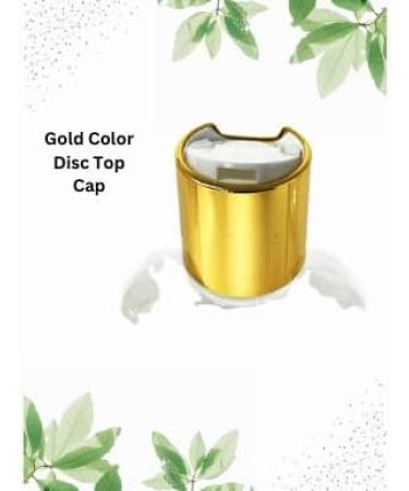 8oz Plastic Bottles with Gold Disk Top Cap (Pack of 3) - BPA-Free, Reusable, Ideal for Shampoo, Conditioner, Lotions, and Oils - Travel Toiletries and Cleaning Supplies - Buy Online on GoSupps.com
