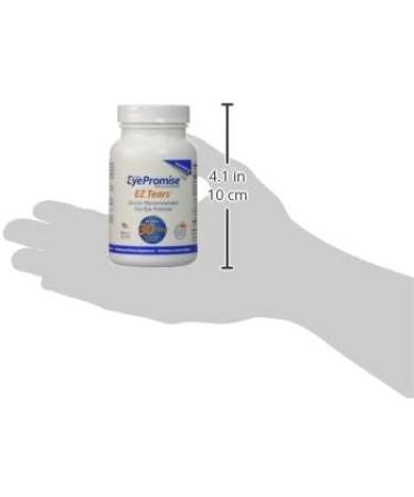 Eyepromise Ez Tears Eye Vitamin Supplement for Occasional Dry Eye Relief - Omega-3s and 8 Soothing Ingredients for Irritation, Itching, Redness - Buy Online on GoSupps.com