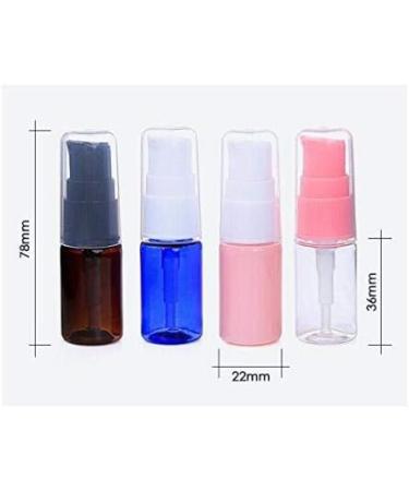 6 Pcs 10ml Empty Refillable Cream Lotion Pump Bottles Portable Travel Cosmetic Bottles with White Press Pump Head for Storing Emulsion Shampoo Etc Blue P 10ml/0.3oz - Buy Online on GoSupps.com
