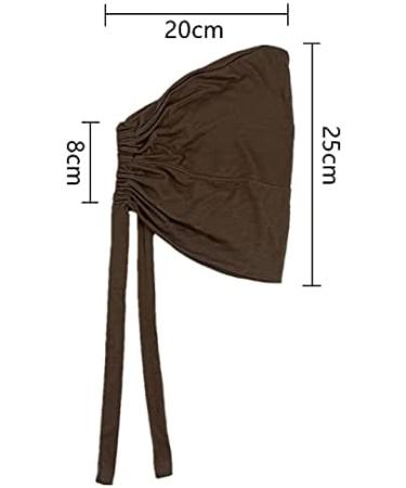 Hophor Women White Under Scarf Hijab Cap with Tie-Back Closure - Islamic Muslim Headwear (1pcs) - Buy Online on GoSupps.com