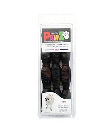 Pawz Black Dog Boots Tiny Black tiny