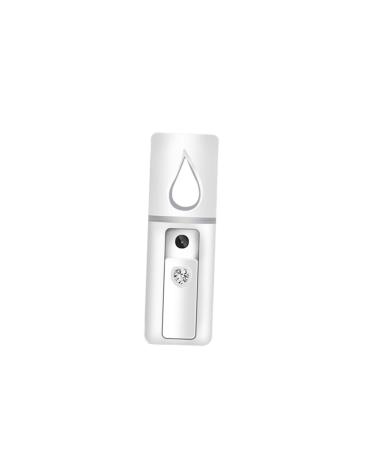 Healeved Handheld Facial Sprayer Facial Spa Steamer Nano Mist Sprayer Facial Spray Mist Mini Humidifier White