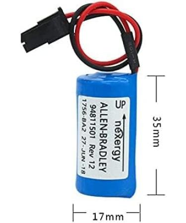4-Pack 3V 1756-BA2 BR2/3A-AB PLC Battery - 1800mAh Replacement for Allen Bradley - International Shipping Available - Buy Online on GoSupps.com