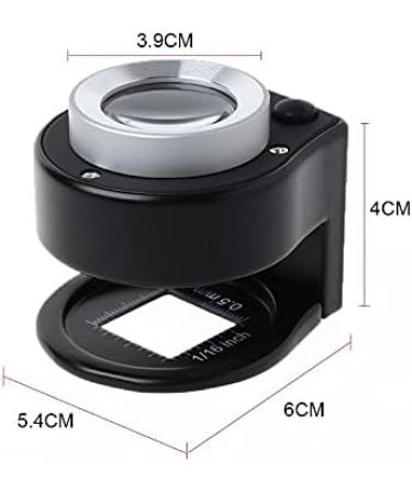 Magnifying 30X Magnifying Glass Portable with Scale LED Counterfeit Lamp with Lamp Purple Light Calligraphy Jewel Printing Identification Made in China - Buy Online on GoSupps.com