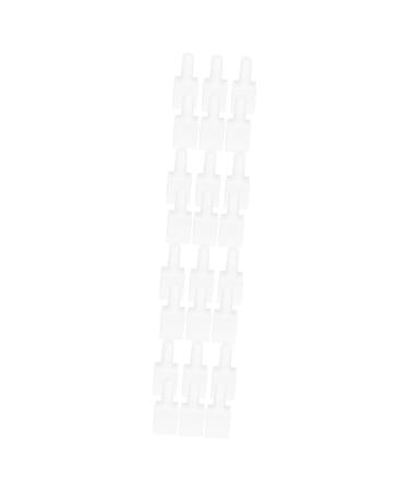 Healvian 24 Pcs Empty Nail Polish Bottle Gel Nailpolish Empty Bottle Gel Nail Polish Nail Bottle White Glass