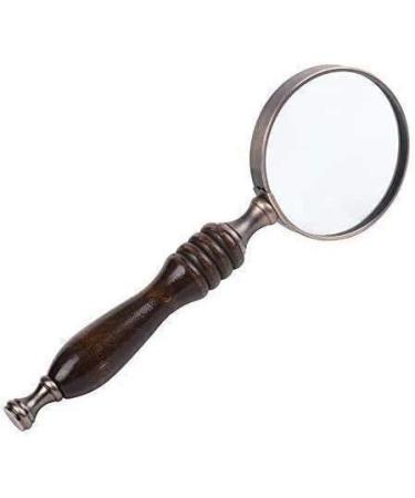 Magnifyings Educational Hobby Magnifiers Handle Glass Retro Glass Small Font High Magnification Glass Handheld Glass Reading Magnifying Glass - Buy Online on GoSupps.com
