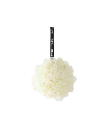 Premium Quality Loofahs Set of 3 Bath Sponges for Gentle Exfoliation and Softer Skin (Off-White)