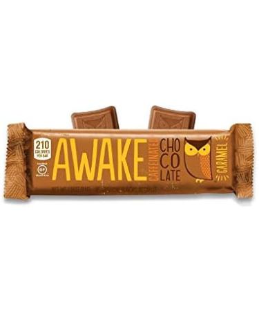Awake Caffeinated Chocolate Bars - 12 Pack (Caramel) - Buy Online on GoSupps.com
