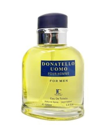 DONATELLO UOMO POUR MEN EAU DE TOILETTE 3.4 FL. OZ. Aromatic Fougere fragrance for Men. - Buy Online on GoSupps.com