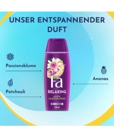 handle Fa Mystic Moments nourishing shower gel with the noble enchanting scent of passion flowers 3 x 250 ml - Buy Online on GoSupps.com