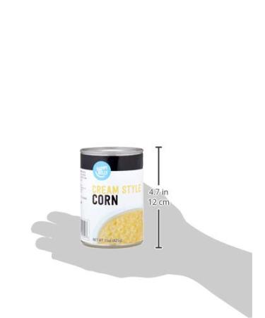 Amazon Brand - Happy Belly Cream Style Corn 15oz | Premium Quality | Convenient & Delicious - Buy Online on GoSupps.com