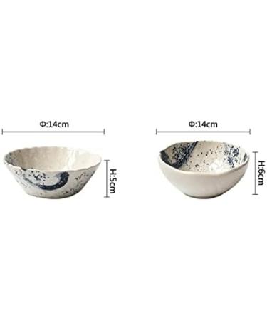 Fruit Bowl 5.5 Inch Retro Bowl Ceramic Tableware Fruit Salad Soup Bowls Janpanese Breakfast Dessert Dinnerware Kitchen Fruit Dish (Color : Spherical Bowl) - Buy Online on GoSupps.com