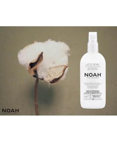 NOAH Natural 5.12 Milk Hair Spray with Cotton Oil For Straightening and Anti-Frizzy Effect 150ml - Buy Online on GoSupps.com