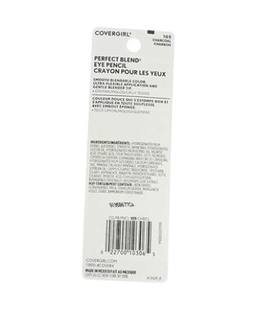 CoverGirl Perfect Blend Eye Pencil Charcoal 105 - 0.03 oz - Buy Online on GoSupps.com
