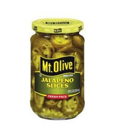 Mt. Olive Sliced Jalapenos, Fresh Packed, 12 Oz., (Pack of 2)