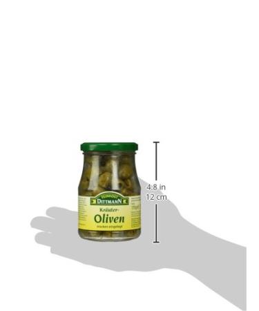Feinkost Dittmann Herbal Olives Green Pitted 170g | Gourmet International Shipping - Buy Online on GoSupps.com