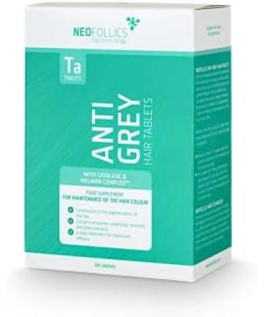 Neofollics Anti-Gray Hair Tablets - Restore Natural Hair Color | 60 Tablets for 1 Month | Effective Ingredients - Buy Online on GoSupps.com